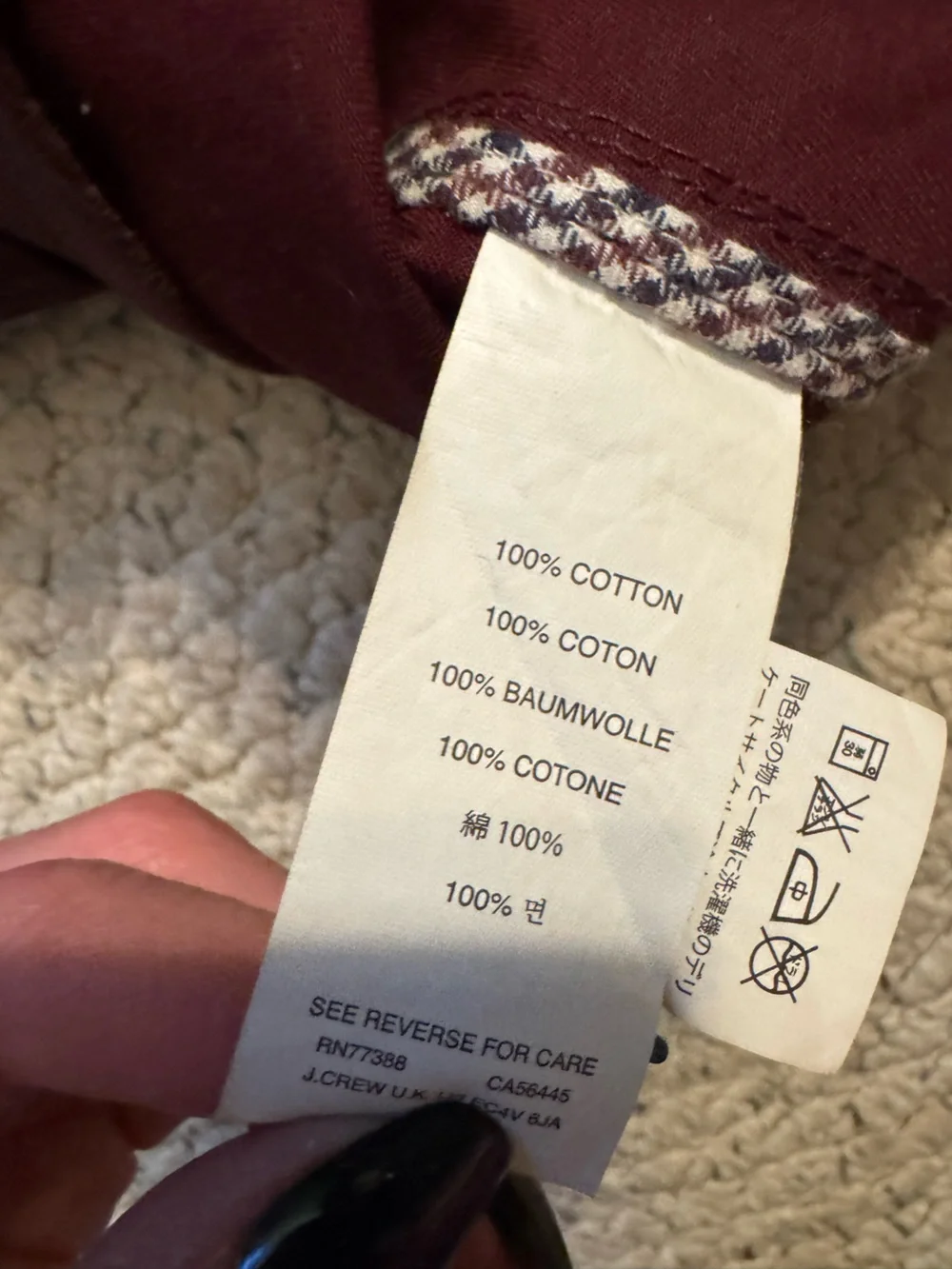 J. Crew Burgundy Utility Jacket